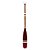 Remo Decorativo Vermelho e Branco 130cm em Madeira - Imagem 2