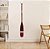 Remo Decorativo Vermelho e Branco 130cm em Madeira - Imagem 1