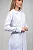 Jaleco Feminino Gabardine Acinturado Branco com detalhes em viés colorido - Imagem 6