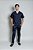 Scrub Masculino Sarja Marinho - Imagem 1