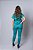Scrub Feminino Sarja Verde Jade Calça Jogger - Imagem 5