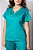 Scrub Feminino Sarja Verde Jade Calça Jogger - Imagem 3