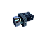 5 pçs Pulsador faceado preto 1NF 22mm M20AFR-B-1A Metaltex - Imagem 1