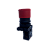 8 pçs Botao emergencia vermelho 22mm cogumelo 30mm 1NF P20BXR-R-1B Metaltex - Imagem 1