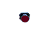 Pulsador vermelho 1NF 22mm M20BFR-R-1B Metaltex - Imagem 1