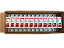12 pçs Disjuntor monopolar 25A curva C 3kA SDD61C25 Steck - Imagem 1