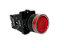 Pulsador iluminado vermelho 24V 1NA+1NF P20IGR-R7-1C Metaltex - Imagem 4