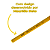 Micro Formão Modificado - Tipo 10 - Afiado Kpr Amarelo ouro - Imagem 3