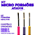 Kit Formões Adultos - 3 Instrumentos - Afiados (KPR) Amarelo ouro, Lilás, Rosa pink - Imagem 1