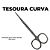 TESOURA METZEMBAUM CURVA 14CM - Imagem 1