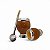 Cuia coquinho uruguaio + bomba inox com ouro 24k - Imagem 5