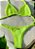 Conjunto Biquíni tipo Fita Amarelo neon - Imagem 2