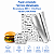 Papel Acoplado para Hamburguer com Película Laminada 33cm x 44cm - Pacote com 400 folhas - Imagem 1