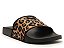 Slide Brizza Arezzo Tira Knit Animal Print - Imagem 1