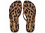 Chinelo Rasteiro Brizza Arezzo Animal Print Onça - Imagem 1
