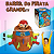 Kit 2 Brinquedo Infantil Barril Pirata + Tombou Perdeu Original Grande Jogo Interativo de Mesa Tabuleiro Educativo para Criança - Imagem 13