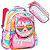 Kit Mochila e Estojo Escolar Colorida Gatinho Resistente Lançamento - DANLEX - Imagem 1