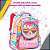 Kit Mochila e Estojo Escolar Colorida Gatinho Resistente Lançamento - DANLEX - Imagem 3