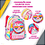 Kit Mochila e Estojo Escolar Colorida Gatinho Resistente Lançamento - DANLEX - Imagem 6