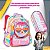 Kit Mochila e Estojo Escolar Colorida Gatinho Resistente Lançamento - DANLEX - Imagem 9