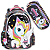 Kit Mochila e Estojo Escolar Unicornio Resistente Lançamento - DANLEX - Imagem 1