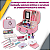 Kit Maleta Maquiagem Infantil Completa Menina Princesa Rosa Lançamento - Imagem 4