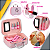 Kit Maleta Maquiagem Infantil Completa Menina Princesa Rosa Lançamento - Imagem 2