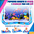 Tapete de Água Almofada Inflável Interativo para Bebê com Tema de Peixes Estímulo Sensorial Diversão - Envio Imediato - Imagem 8