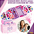 Maquiagem Infantil Maleta De Sombras Gloss Charm Chic Fenzza Cor Rosa Lilás Envio Imediato - Imagem 2
