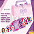 Maquiagem Infantil Maleta De Sombras Gloss Charm Chic Fenzza Cor Rosa Lilás Envio Imediato - Imagem 5