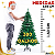 Arvore Pinheiro De Natal Tradicional 1,50 Metros 300 Galhos Cor Verde - Imagem 4