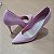 Sapato Scarpin Schutz Salto Alto Couro Rosa - Imagem 3