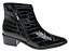 Bota Croco Gloss Preto Tabita - Imagem 1
