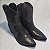 Bota Texana Couro Serpente Glow Preto Tabita - Imagem 5