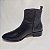 Bota Couro Bico Redondo Preto Studio Calzature - Imagem 3