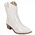 Bota Texana Tabita Couro Croco Off White - Imagem 2
