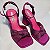Sandalia Tecido Cetim Rosa Eletric Dumond - Imagem 3
