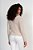 Blusa Tricot Solta Flor de Lis Beige Claro - Imagem 2