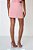 Saia Curta Solta Tweed Flor de Lis Baby Pink - Imagem 2