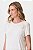T-Shirt Solta Bordado Ombro Flor de Lis Linho - Imagem 3