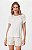 T-Shirt Solta Bordado Ombro Flor de Lis Linho - Imagem 1