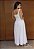 Vestido Longuete Pregas na Cintura Perfect Way Bege - Imagem 2