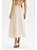Saia Maxi Midi Flor de Lis Jeans Linho - Imagem 2