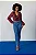 Calça Jeans Feminina Skinny Cigarrete Cintura Alta Miss Mohr Denim Zero - Imagem 6