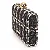 Bolsa Clutch Media Tweed Preto - Imagem 3