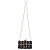 Bolsa Clutch Media Tweed Preto - Imagem 5