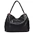 Bolsa Hobo Grande Com Alça Trancada Role WJ Preto - Imagem 1