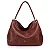 Bolsa Hobo Grande Com Alça Trancada Role WJ Café - Imagem 2