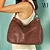 Bolsa Hobo Grande Com Alça Trancada Role WJ Café - Imagem 1