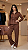 Conjunto Moletom Parka + Calça Pellini CNJ30124 Camel Marrom Tam M - Imagem 5